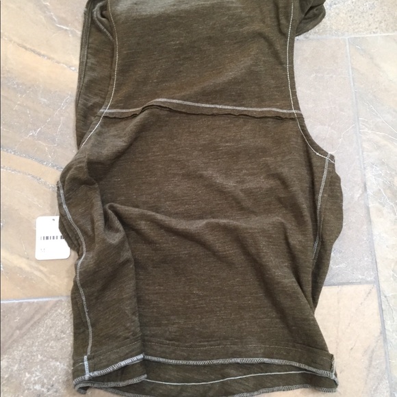 NEW NWT Free People Green Tank Medium - Picture 5 of 6
